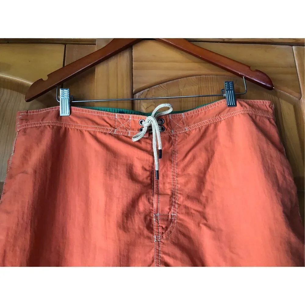 Polo Ralph Lauren Board Shorts Mens Orange Swim Trucks Cargo SZ L